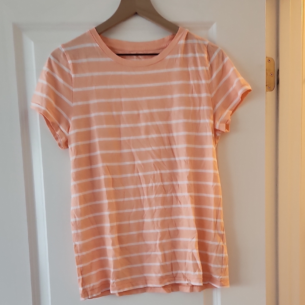 Striped Peach T-Shirt